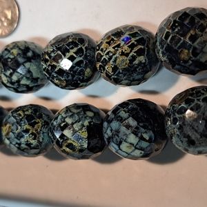 Vintage sparkling beads for jewelry making